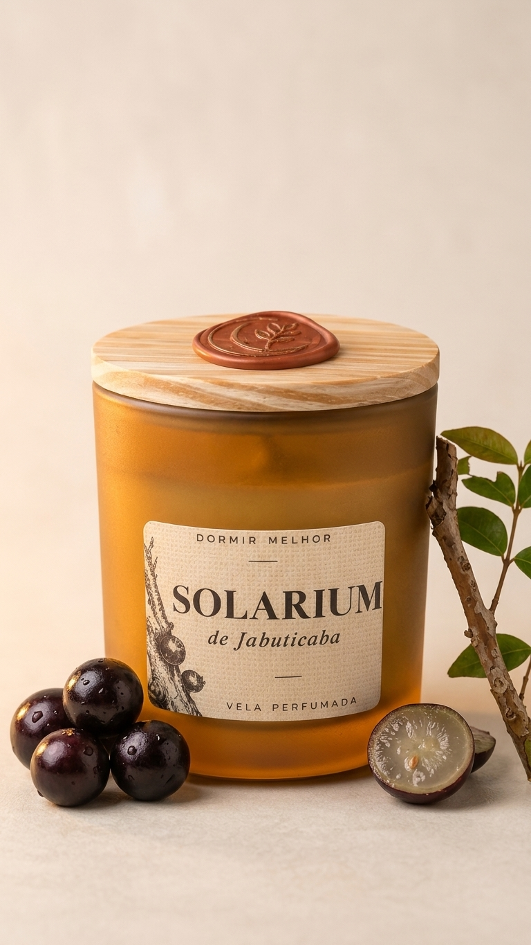 Solarium de Jabuticaba - Vela perfumada com luz ambiente 260ml