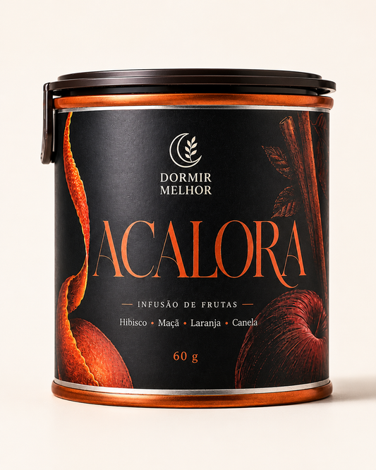 Acalora -Chá de Hibisco, Maçã, Laranja e Canela