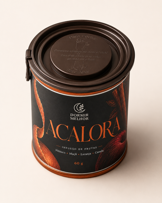 Acalora -Chá de Hibisco, Maçã, Laranja e Canela