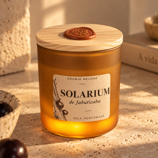 Solarium de Jabuticaba - Vela perfumada com luz ambiente 260ml