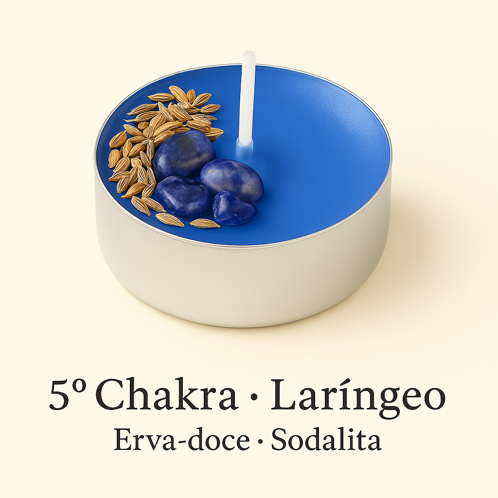 Velas 7 Rechaud dos Chakras - Ritual de Paz & Equilíbrio