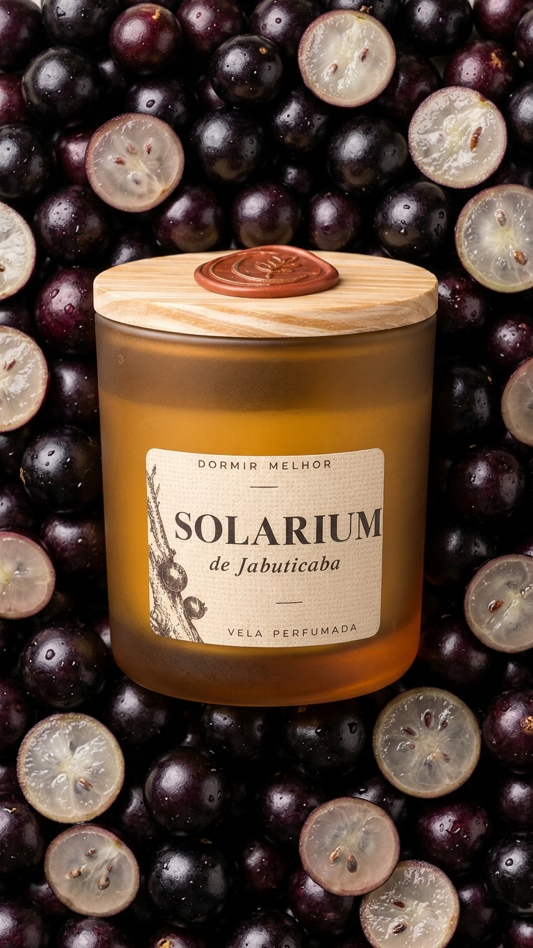 Solarium de Jabuticaba - Vela perfumada com luz ambiente 260ml
